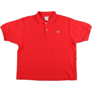 ラコステ(LACOSTE)の古着 ラコステ LACOSTE フランス企画 半袖 ポロシャツ 6 メンズXL /eaa444835(ポロシャツ)