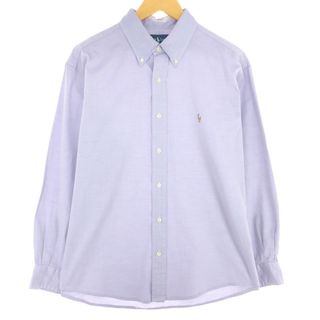 ラルフローレン(Ralph Lauren)の古着 ラルフローレン Ralph Lauren Ralph Lauren CLASSIC FIT 長袖 ボタンダウンシャツ メンズL /eaa445717(シャツ)