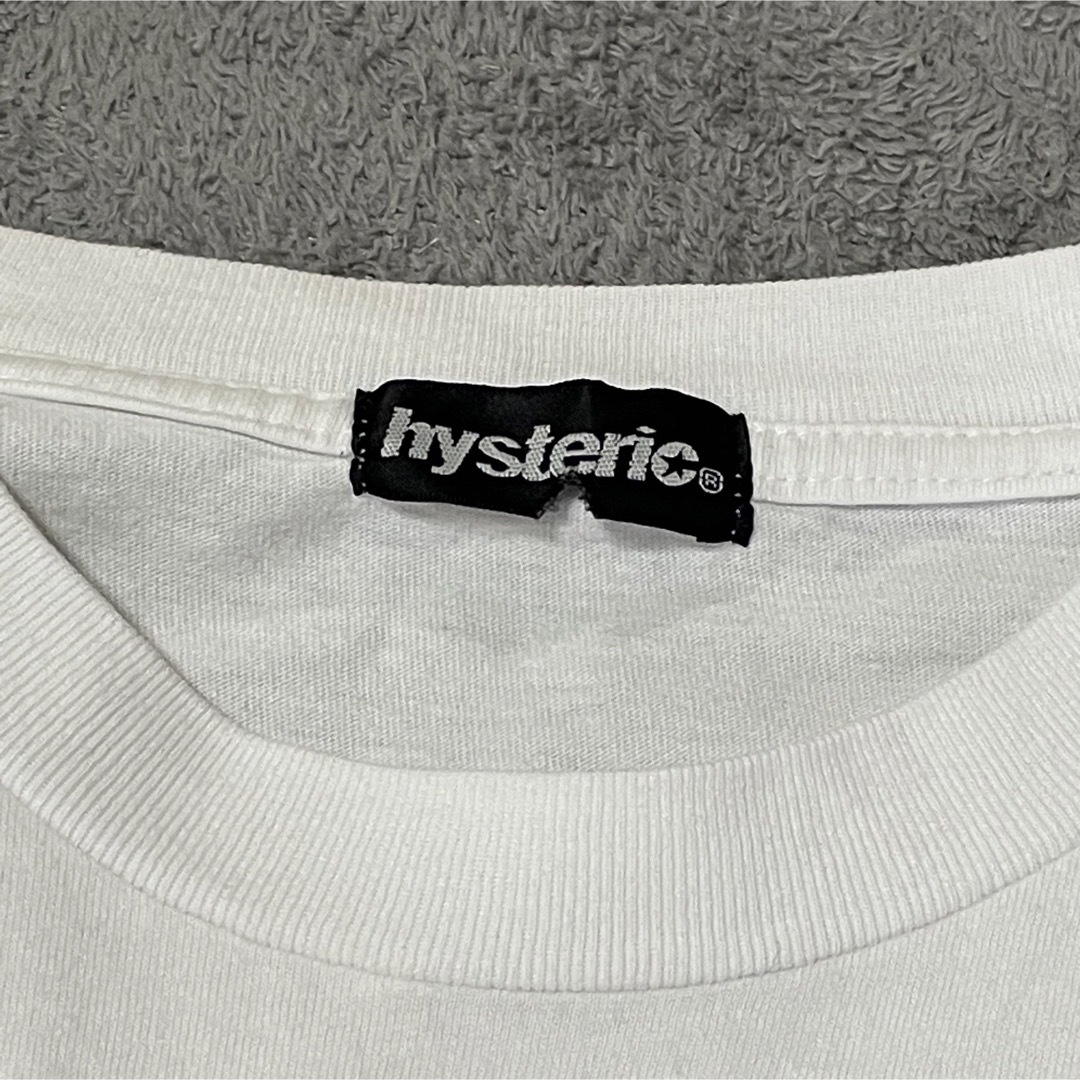 HYSTERIC GLAMOUR(ヒステリックグラマー)のヒステリックグラマー　デカロゴ　半袖　Tシャツ　白　L レディースのトップス(Tシャツ(半袖/袖なし))の商品写真