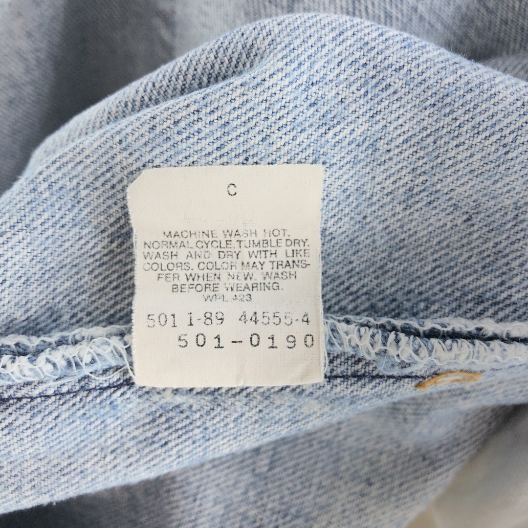 Levi's(リーバイス)の古着 90年代 リーバイス Levi's 501-0190 ストレートデニムパンツ USA製 メンズw34 ヴィンテージ /eaa392210 メンズのパンツ(デニム/ジーンズ)の商品写真