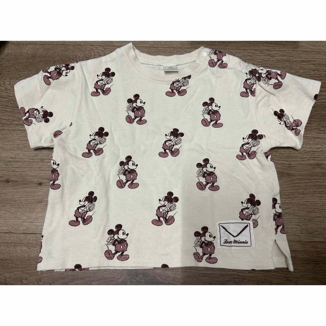 ミッキー　Disney トップス　Tシャツ　90 男の子　セット　カーズ キッズ/ベビー/マタニティのキッズ服男の子用(90cm~)(Tシャツ/カットソー)の商品写真