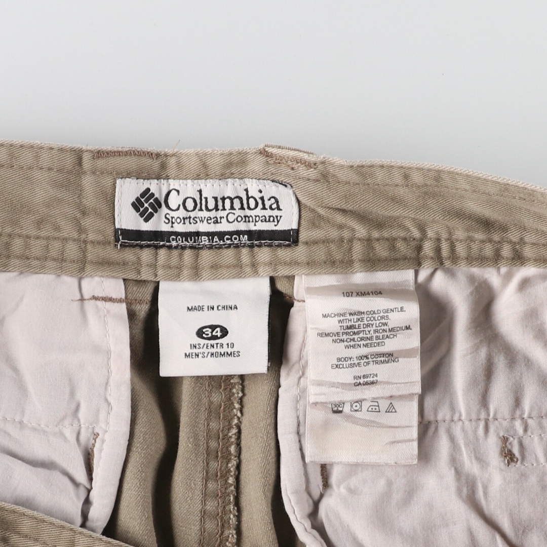 Columbia(コロンビア)の古着 00年代 コロンビア Columbia カーゴショーツ ショートパンツ メンズw34 /eaa440363 メンズのパンツ(ショートパンツ)の商品写真