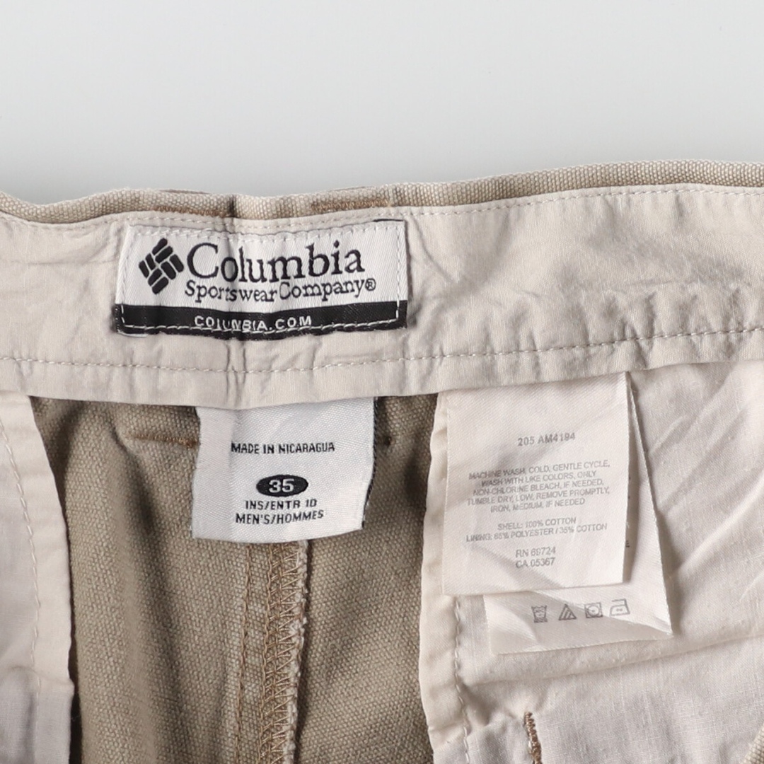 Columbia(コロンビア)の古着 00年代 コロンビア Columbia カーゴショーツ ショートパンツ メンズw35 /eaa440364 メンズのパンツ(ショートパンツ)の商品写真
