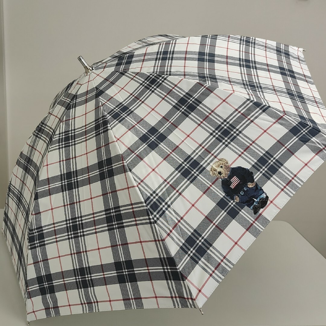 Ralph Lauren(ラルフローレン)の【新品】ポロ・ラルフローレン　ポロベア　晴雨兼用　日傘　長傘 レディースのファッション小物(傘)の商品写真