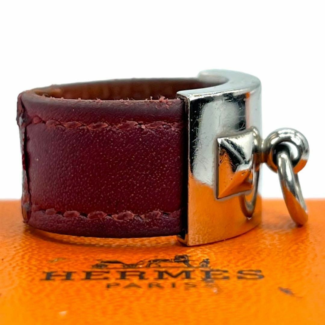 Hermes(エルメス)の希少 HERMES エルメス リング コリエドシアン Sサイズ 赤茶 レディースのアクセサリー(リング(指輪))の商品写真