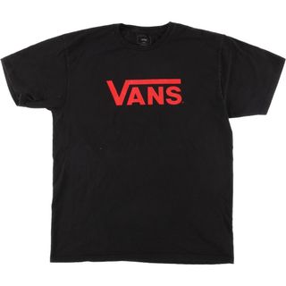 ヴァンズ(VANS)の古着 バンズ VANS ロゴプリントTシャツ メンズL /eaa441614(Tシャツ/カットソー(半袖/袖なし))