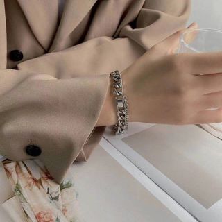 【残りわずか】 ブレスレット アクセサリー シルバー メンズ ロック オシャレ(ブレスレット)