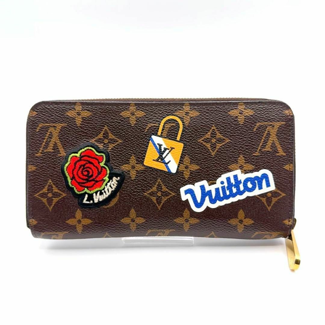 LOUIS VUITTON(ルイヴィトン)のルイヴィトン モノグラム パッチーズ ジッピーウォレット 長財布 ラウンドジップ レディースのファッション小物(財布)の商品写真