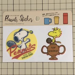 SNOOPY - スヌーピー 耐熱耐水ステッカー テニス ☆ SNOOPY