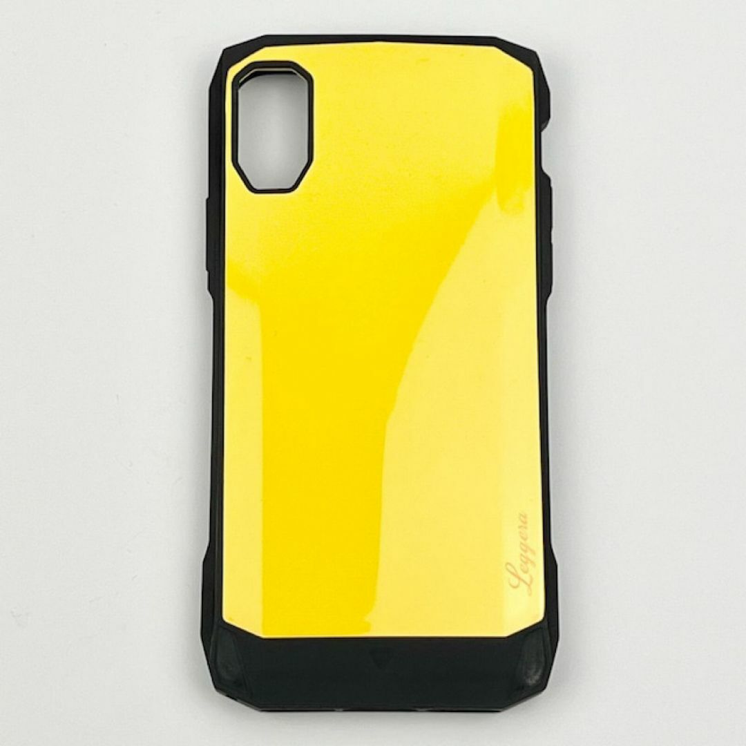 激安 iPhone XS X スマホ ケース ワイヤレス充電可能 スマート 黄色 スマホ/家電/カメラのスマホアクセサリー(iPhoneケース)の商品写真
