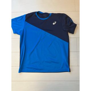 アシックス(asics)のアシックス　スポーツ半袖Tシャツ　ブルー　2XL(その他)