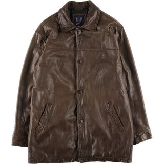 ギャップ(GAP)の古着 90年代 ギャップ GAP オールドギャップ レザージャケット メンズM ヴィンテージ /evb005025(レザージャケット)