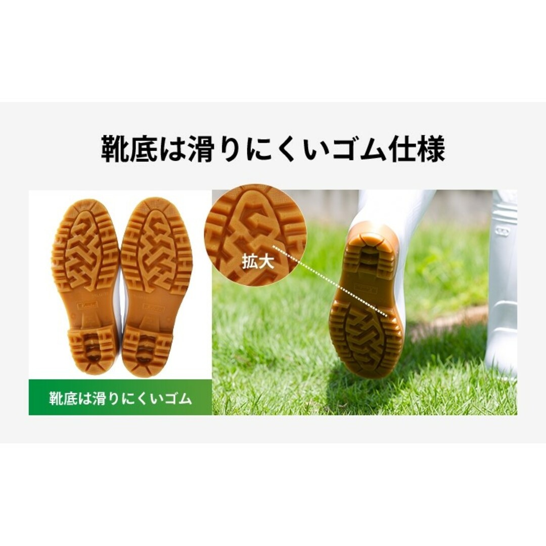 クミアイ  キープケミー 半長  長靴 26 日本製 メンズの靴/シューズ(長靴/レインシューズ)の商品写真