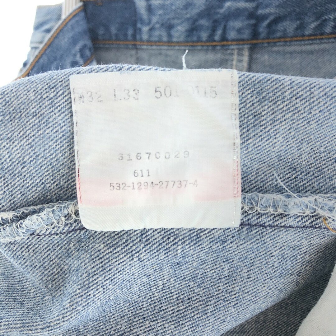 Levi's(リーバイス)の古着 90年代 リーバイス Levi's 501 ストレートデニムパンツ USA製 メンズw30 ヴィンテージ /eaa392207 メンズのパンツ(デニム/ジーンズ)の商品写真