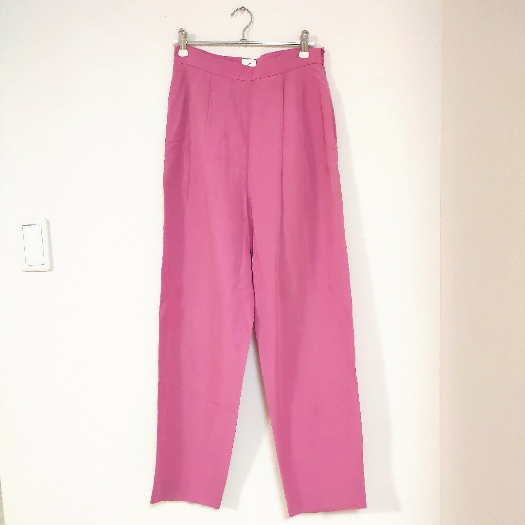 6 (ROKU)(ロク)のロク  TUCK PANTS  ピンク  SS レディースのパンツ(カジュアルパンツ)の商品写真