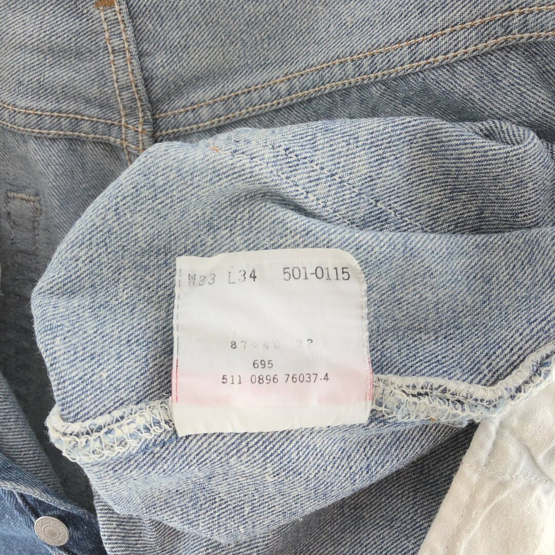 Levi's(リーバイス)の古着 90年代 リーバイス Levi's 501-0115 ストレートデニムパンツ USA製 メンズw32 ヴィンテージ /eaa392212 メンズのパンツ(デニム/ジーンズ)の商品写真