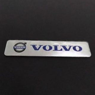 ボルボ(Volvo)のVOLVO 　ボルボ　　アルミニウムステッカー　Aタイプ　1枚(車外アクセサリ)