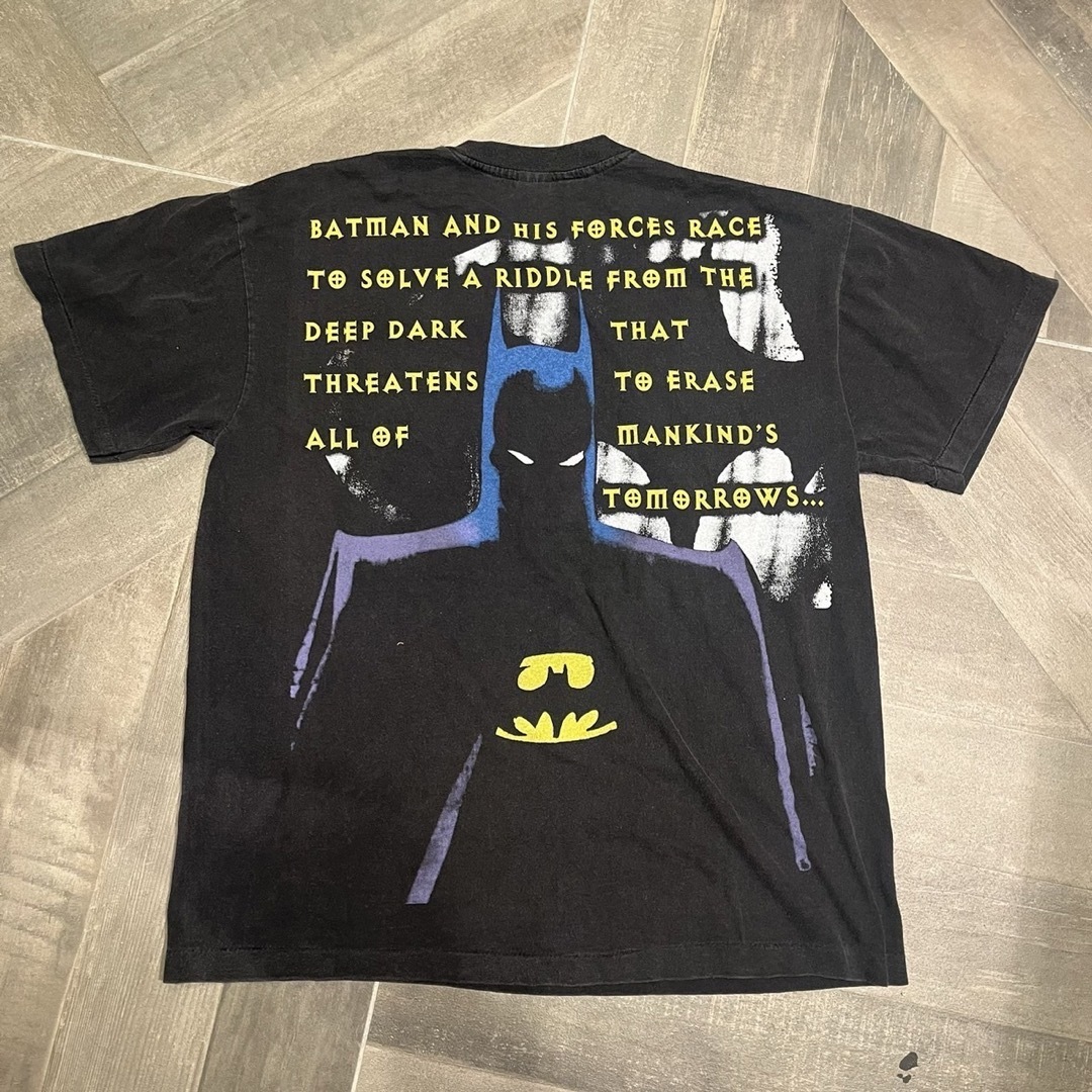 BATMAN バットマン ムービーTシャツ/ムービーT/USED/古着XL メンズのトップス(Tシャツ/カットソー(半袖/袖なし))の商品写真