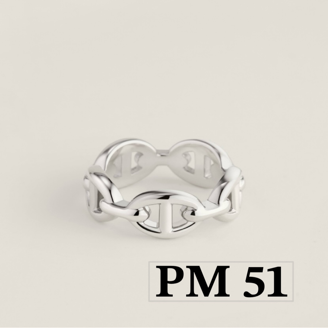 Hermes(エルメス)の新品・直営店購入　エルメス　シェーヌダンクル　アンシェネリング　PM　51サイズ レディースのアクセサリー(リング(指輪))の商品写真