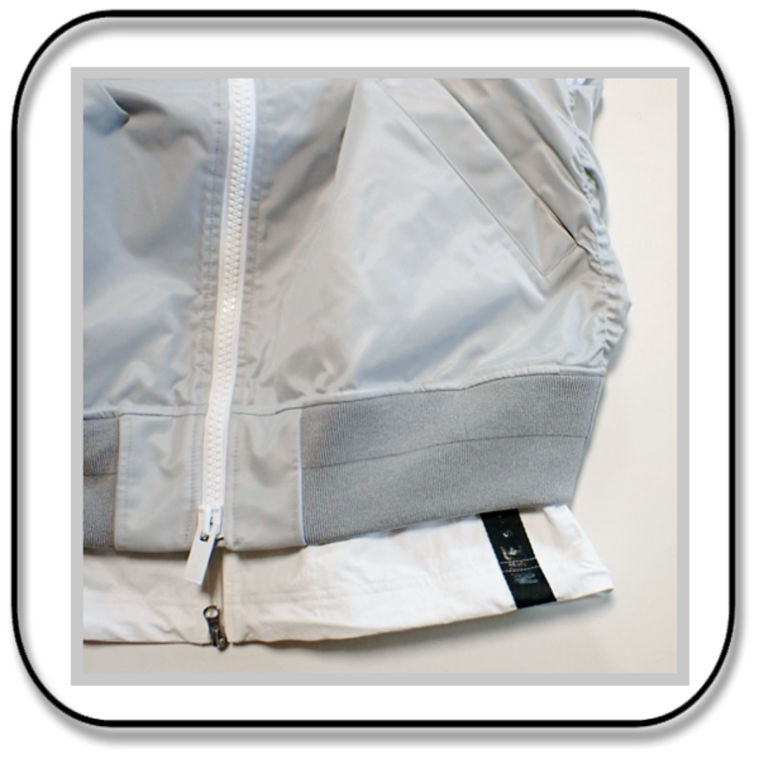 sacai(サカイ)のナイキxサカイ　MA-1 レイヤード フード ボンバージャケット　(US)Ｍ・Ｗ メンズのジャケット/アウター(ナイロンジャケット)の商品写真