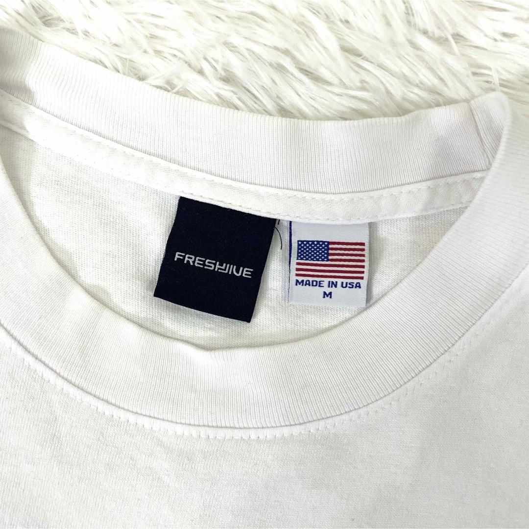 FRESHJIVE(フレッシュジャイブ)のFRESHJIVE Tシャツ OUT OF VOGUE Tsh 白 ホワイト メンズのトップス(Tシャツ/カットソー(半袖/袖なし))の商品写真