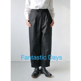 ファンタスティックデイズ(FANTASTIC DAYS)のFantastic Days  ワイドシルエットバルーンパンツ　黒　size38(カジュアルパンツ)