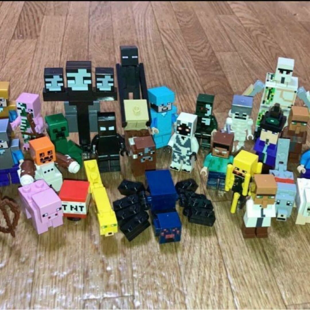 値下げ中☆レゴ相互品 ミニフィグ 30体 収集 多種類 レゴ インテリア キッズ/ベビー/マタニティのおもちゃ(知育玩具)の商品写真