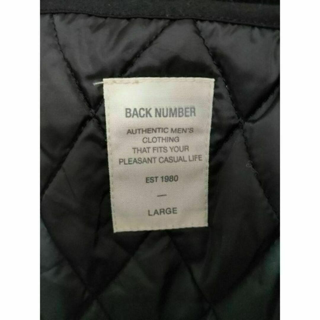 BACK NUMBER(バックナンバー)のBACK NUMBER バックナンバー フード 裏地付き ハーフコート グレーL メンズのジャケット/アウター(その他)の商品写真