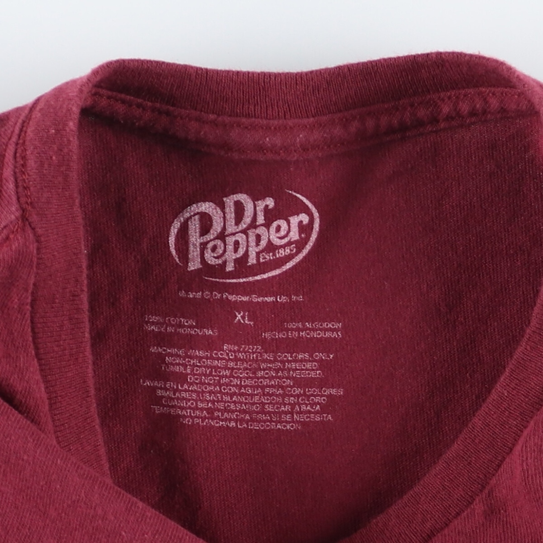 古着 Dr PEPPER ドクターペッパー アドバタイジングTシャツ メンズXL /eaa441514 メンズのトップス(Tシャツ/カットソー(半袖/袖なし))の商品写真