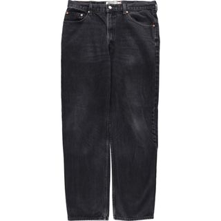 リーバイス(Levi's)の古着 リーバイス Levi's 550 RELAXED FIT ブラックデニム テーパードデニムパンツ メンズw38 /eaa444947(デニム/ジーンズ)