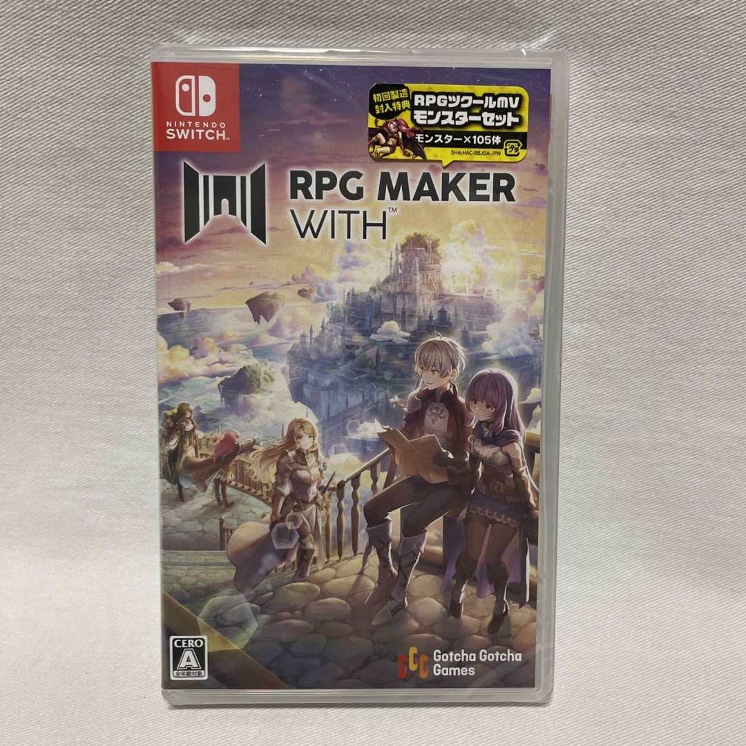 Nintendo Switch(ニンテンドースイッチ)のRPG MAKER WITH エンタメ/ホビーのゲームソフト/ゲーム機本体(家庭用ゲームソフト)の商品写真