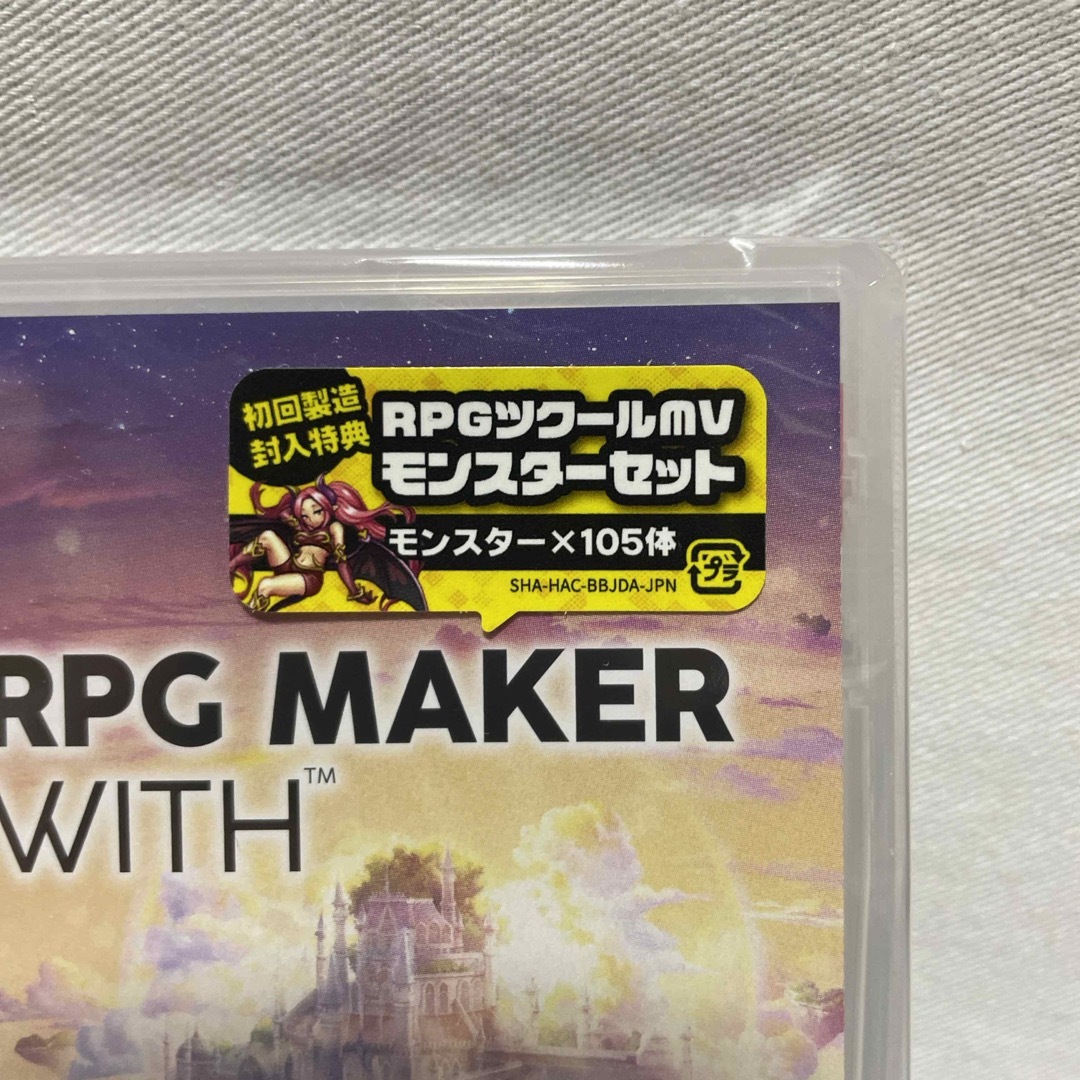 Nintendo Switch(ニンテンドースイッチ)のRPG MAKER WITH エンタメ/ホビーのゲームソフト/ゲーム機本体(家庭用ゲームソフト)の商品写真
