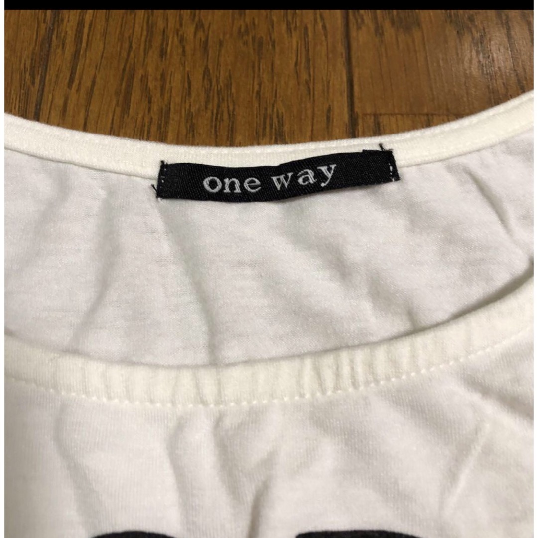 one*way(ワンウェイ)のone way トップス　Mサイズ レディースのトップス(Tシャツ(半袖/袖なし))の商品写真