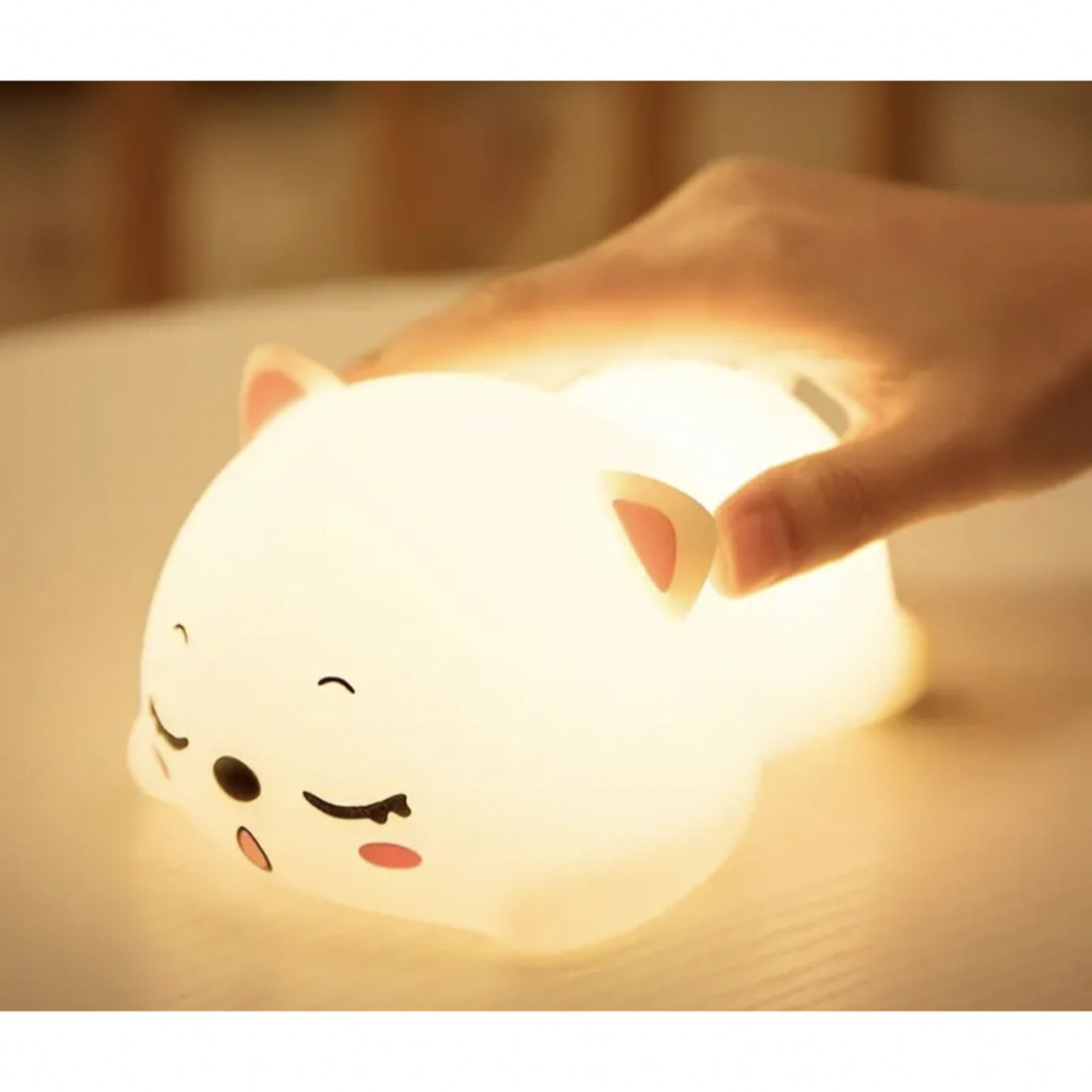 ナイトライト　可愛い猫　7色 インテリア/住まい/日用品のライト/照明/LED(その他)の商品写真