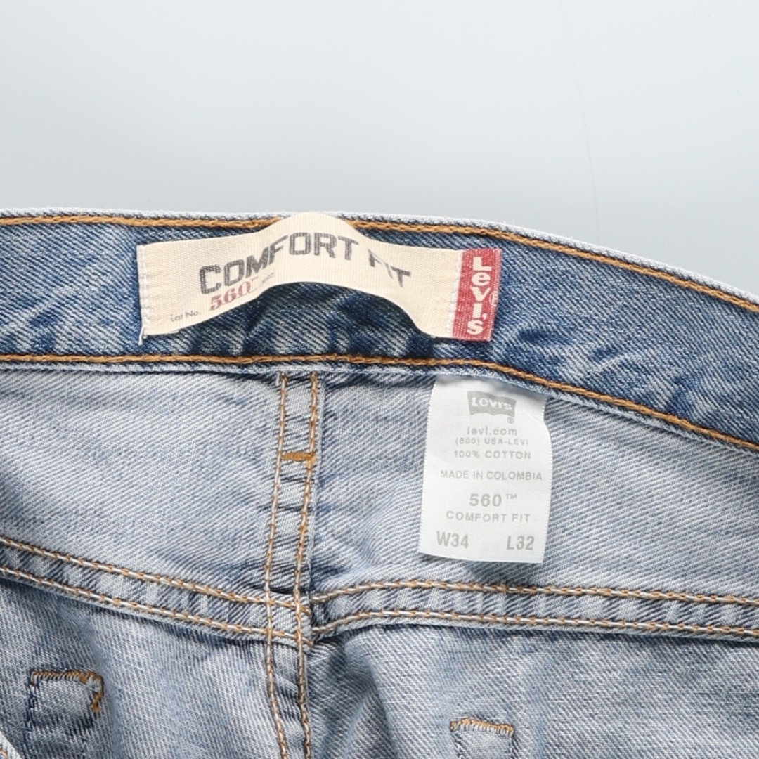 Levi's(リーバイス)の古着 リーバイス Levi's 560 COMFORT FIT テーパードデニムパンツ メンズw35 /eaa444960 メンズのパンツ(デニム/ジーンズ)の商品写真