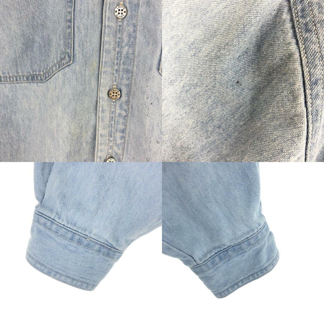 Levi's(リーバイス)の古着 90年代 リーバイス Levi's 長袖 デニムシャツ メンズM ヴィンテージ /eaa445379 メンズのトップス(シャツ)の商品写真