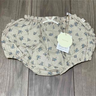 新品未使用　tete a tete 花柄ブルマ　70〜80(パンツ)