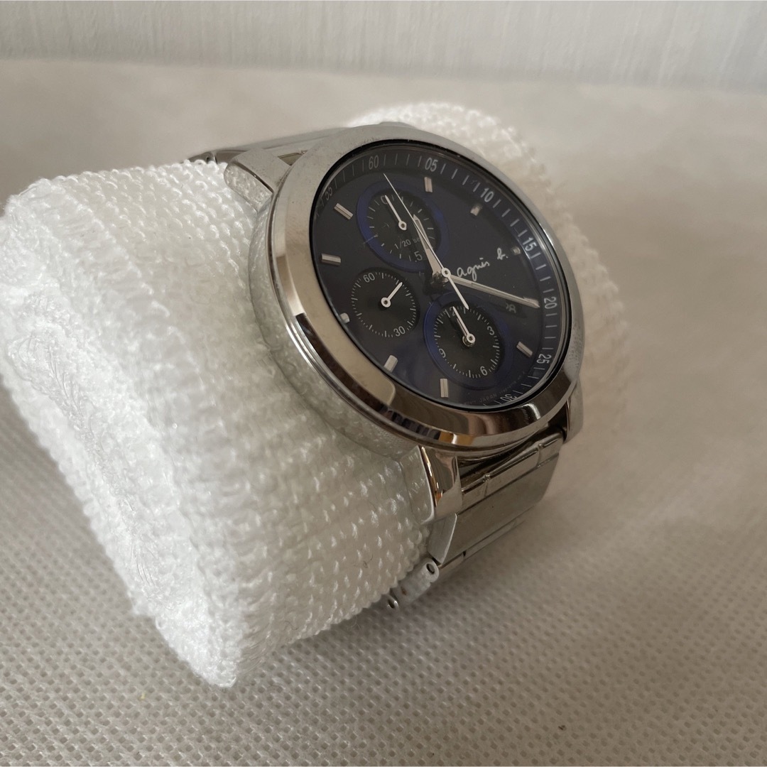 agnes b.(アニエスベー)のアニエスベー クロノグラフ ◆腕時計 7T92-0NL0 メンズの時計(腕時計(アナログ))の商品写真