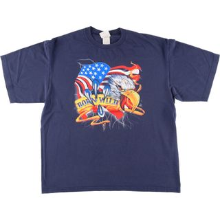 古着 TEE JAYS 鷲柄 イーグル柄 アニマルTシャツ USA製 メンズXL /eaa445970(Tシャツ/カットソー(半袖/袖なし))