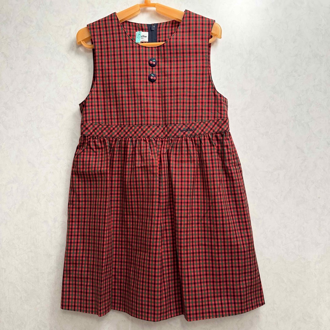 familiar(ファミリア)のファミリア　ワンピース　ジャンパースカート  120cm キッズ/ベビー/マタニティのキッズ服女の子用(90cm~)(ワンピース)の商品写真