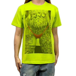 新品 ビッグ プリント ハード タトゥー セクシーガール インスタ映え Tシャツ(Tシャツ/カットソー(半袖/袖なし))