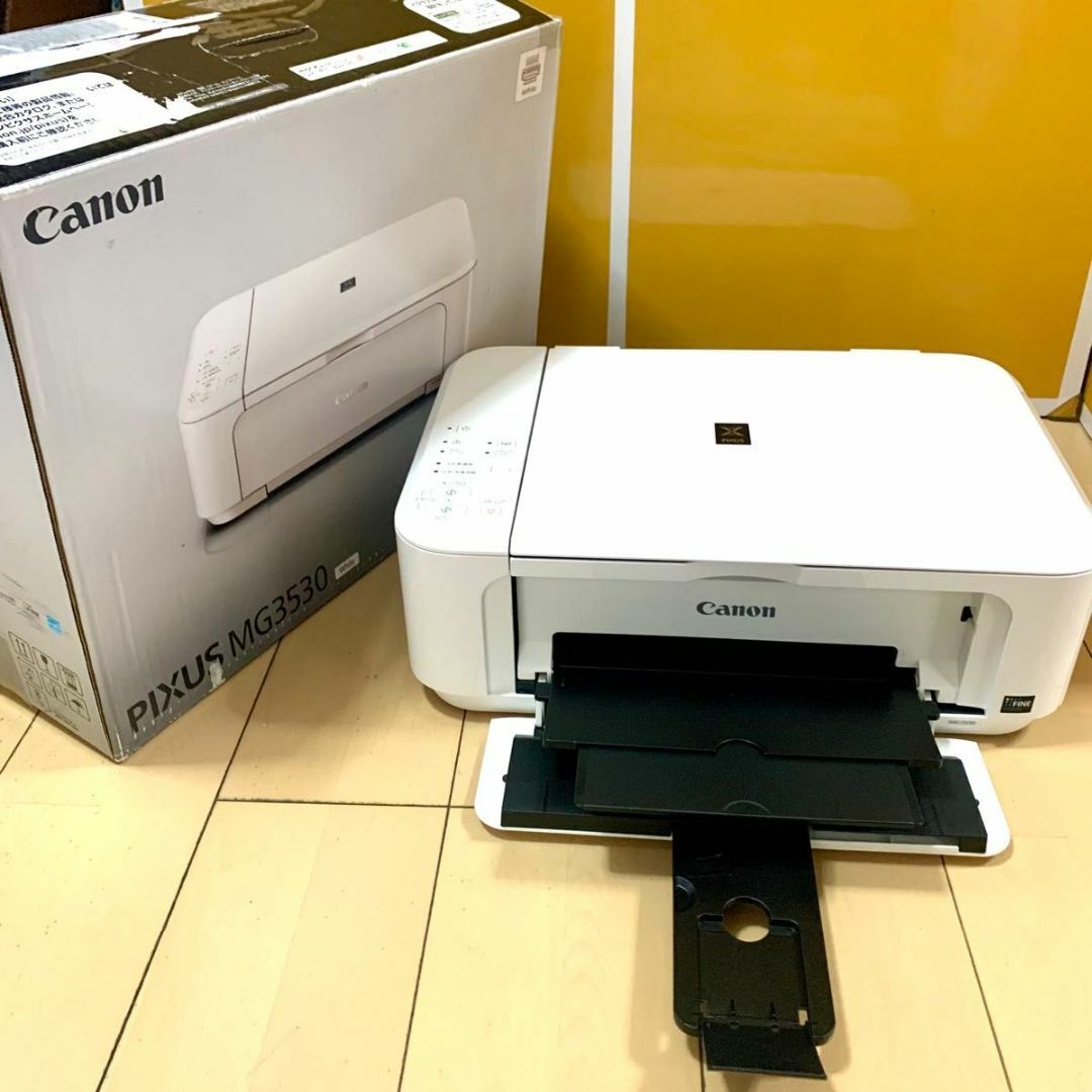 Canon(キヤノン)の【総印刷枚数300枚以下】キャノンCanon MG3530HW 複合プリンター　 スマホ/家電/カメラのPC/タブレット(PC周辺機器)の商品写真