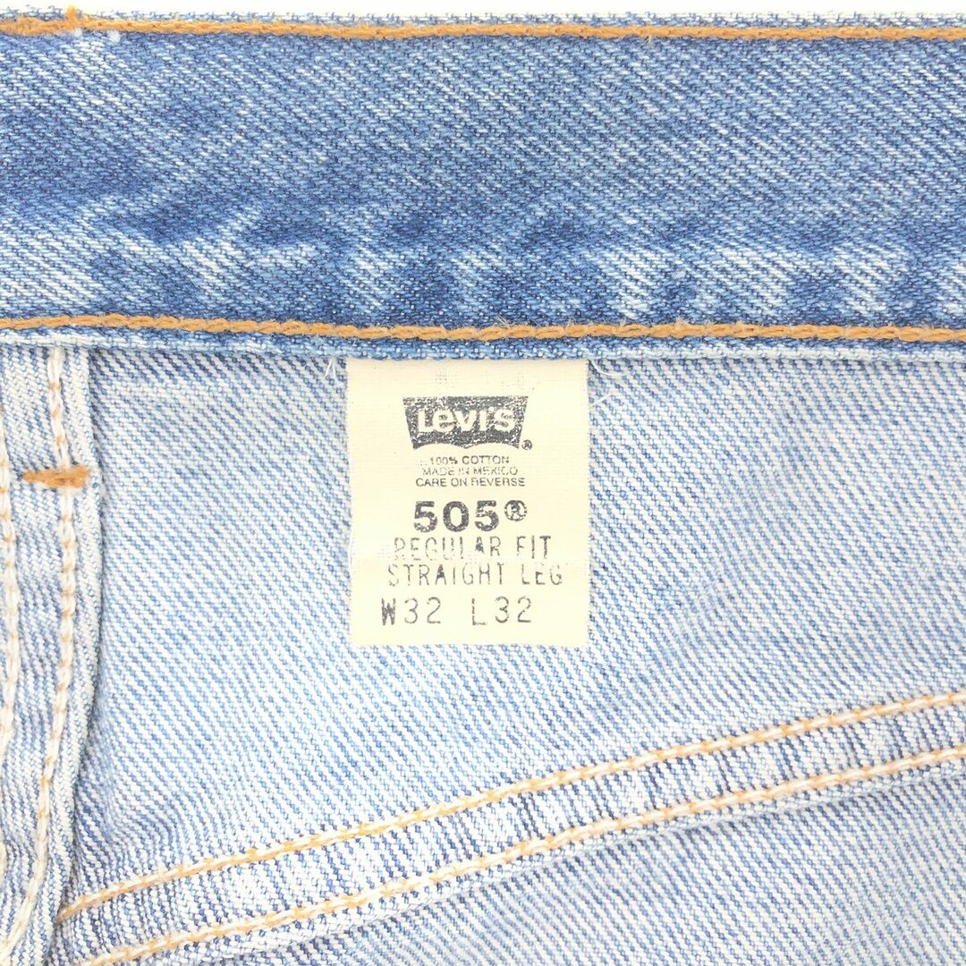 Levi's(リーバイス)の古着 00年代 リーバイス Levi's 505 REGULAR FIT STRAIGHT LEG テーパードデニムパンツ メンズw32 /eaa392190 メンズのパンツ(デニム/ジーンズ)の商品写真