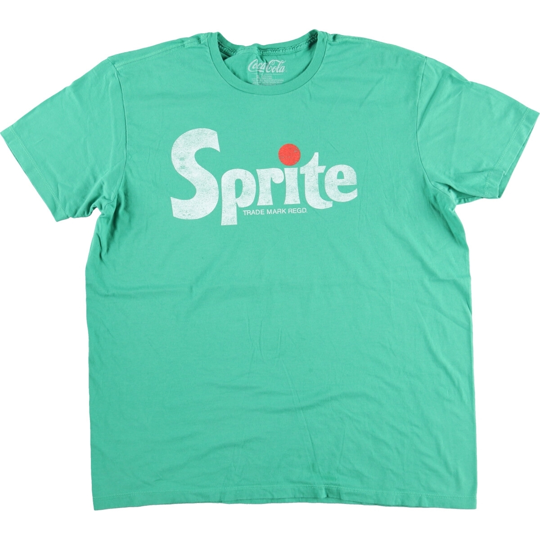 古着 コカコーラ COCA-COLA Sprite スプライト アドバタイジングTシャツ メンズXL /eaa441505 メンズのトップス(Tシャツ/カットソー(半袖/袖なし))の商品写真