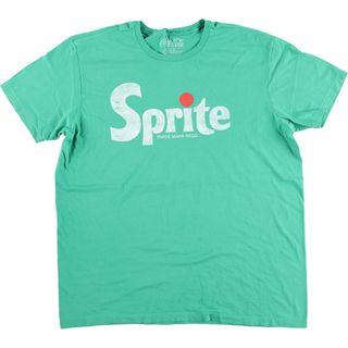 古着 コカコーラ COCA-COLA Sprite スプライト アドバタイジングTシャツ メンズXL /eaa441505(Tシャツ/カットソー(半袖/袖なし))