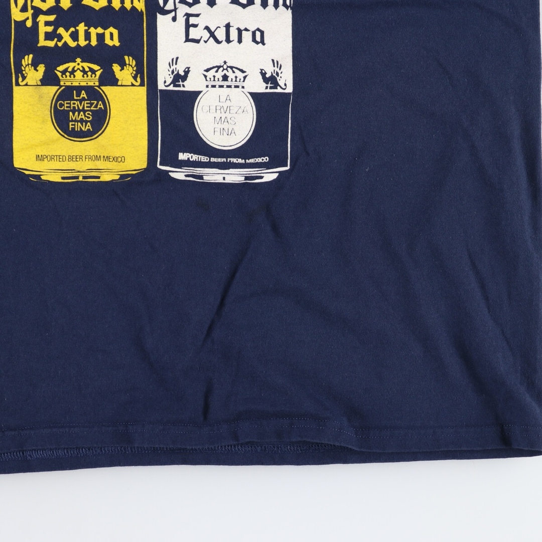 FRUIT OF THE LOOM(フルーツオブザルーム)の古着 フルーツオブザルーム FRUIT OF THE LOOM CORONA EXTRA コロナエキストラ アドバタイジングTシャツ メンズXL /eaa441506 メンズのトップス(Tシャツ/カットソー(半袖/袖なし))の商品写真