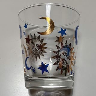 東洋佐々木ガラス - 佐々木グラス　昭和レトロ　コップ　ヴィンテージ　食器　太陽　星柄　インテリア