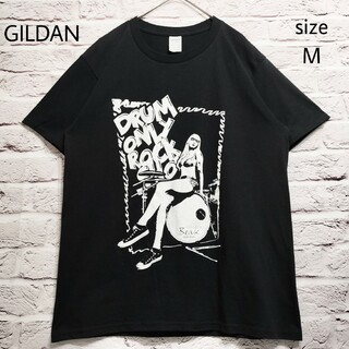 【美品】ギルダン GILDAN Beak hitori drum Tシャツ