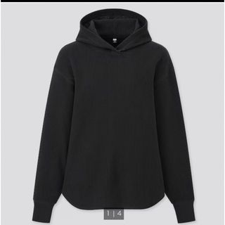 ユニクロ(UNIQLO)のユニクロ　ワッフルパーカー　M(パーカー)