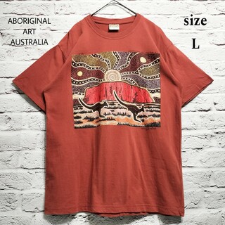 【アートT】ABORIGINAL ART AUSTRALIA Tシャツ(Tシャツ/カットソー(半袖/袖なし))